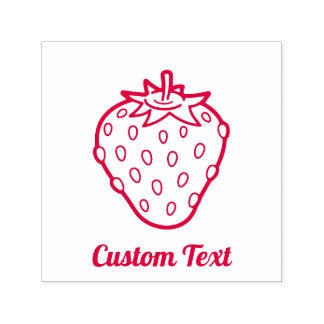 ストロベリーアイコンの自動手書きスタンプ セルフインキングスタンプ