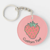 ストロベリーアイコンキーチェーン キーホルダー (正面)