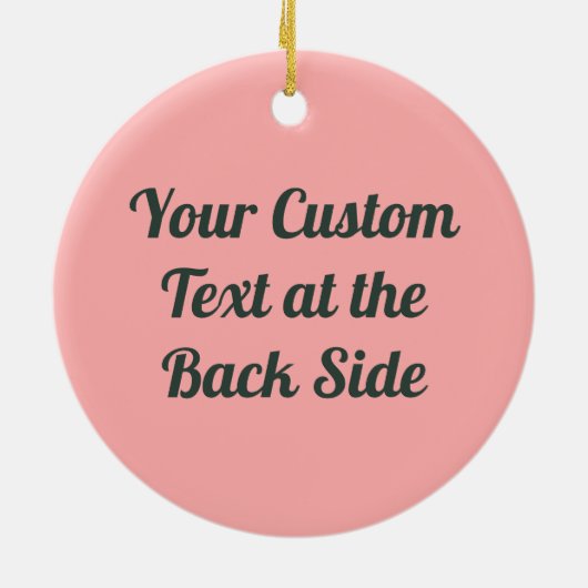 ストロベリーアイコンセラミックオーナメント セラミックオーナメント (裏面)