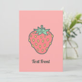 ストロベリーアイコン招待状 招待状 (スタンド正面)