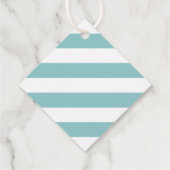 ストロベリーアイスクリームスワール子供の誕生日ありがとう フェイバータグ (裏面)