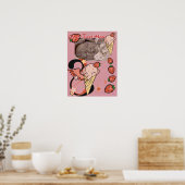 ストロベリーアイスクリームポスター ポスター (キッチン)