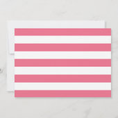 ストロベリーアイスクリーム子供の誕生日パーティー写真 招待状 (裏面)