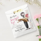 ストロベリーアイスクリーム掬い上げブライダルシャワー フェイバーバッグ (封をした状態)