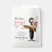 ストロベリーアイスクリーム掬い上げブライダルシャワー フェイバーバッグ (正面)