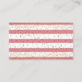 ストロベリーアイス紙吹雪おむつラッフルカード エンクロージャーカード (裏面)