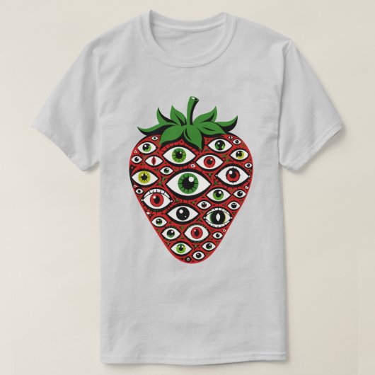 ストロベリーアイ Tシャツ (デザイン正面)