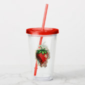 ストロベリーアクリルタンブラー アクリルタンブラー (裏面)