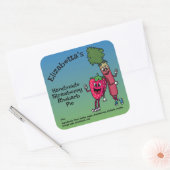 ストロベリーアンドルバーブパルスジャムパイコブラー スクエアシール (封筒)