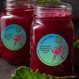 ストロベリーアンドルバーブパルスジャムパイコブラー ラウンドシール