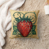 ストロベリーアートデザイン クッション (ブランケット)