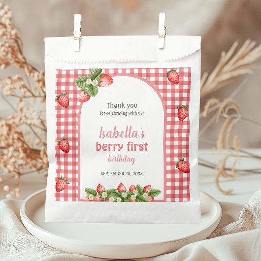 ストロベリーイチゴパーティー フェイバーバッグ