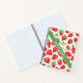 ストロベリーウォーターの色のパタカラフルーン ノートブック (内部)