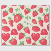 ストロベリーウォーターの色のパタカラフルーン ラッピングペーパー (フラット)