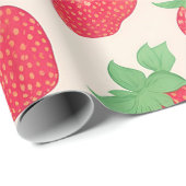 ストロベリーウォーターの色のパタカラフルーン ラッピングペーパー (ロールコーナー)