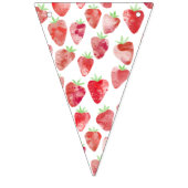 ストロベリーウォーター色パーティー バンティングフラッグ (第1の旗)