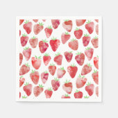 ストロベリーウォーター色 スタンダードカクテルナプキン (正面)