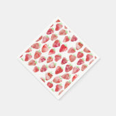 ストロベリーウォーター色 スタンダードカクテルナプキン (角)