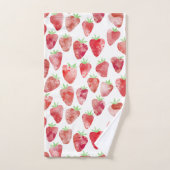 ストロベリーウォーター色 バスタオルセット (ハンドタオル)