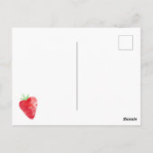 ストロベリーウォーター色 ポストカード (裏面)
