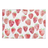 ストロベリーウォーター色 枕カバー (裏面-左)