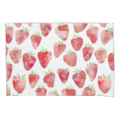 ストロベリーウォーター色 枕カバー (正面左)