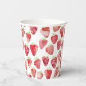 ストロベリーウォーター色 紙コップ (裏面)