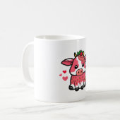 ストロベリーカウ コーヒーマグカップ (正面左)