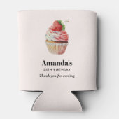 ストロベリーカップケーキスイートデザートイベント 缶クーラー (裏面)