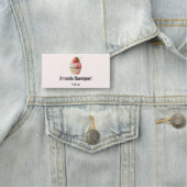 ストロベリーカップケーキスイートデザート 名札 (インサイチュ)