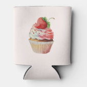 ストロベリーカップケーキスイートデザート 缶クーラー (正面)