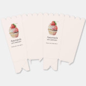 ストロベリーカップケーキデザート誕生日ありがとう フェイバーボックス (見開き)