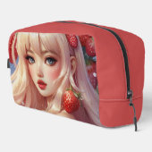 ストロベリーカワイネスプリントカットソーバッグ ドップキット (右コーナー)