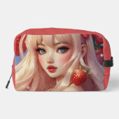 ストロベリーカワイネスプリントカットソーバッグ ドップキット (裏面)