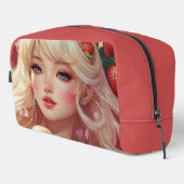 ストロベリーカワイネスプリントカットソーバッグ ドップキット (右コーナー)