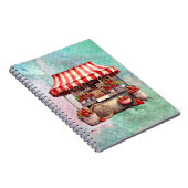 ストロベリーカートの水彩 ノートブック (右側)