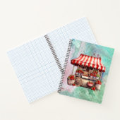 ストロベリーカートの水彩 ノートブック (内部)