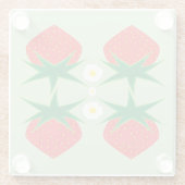 ストロベリーガラスコースター ガラスコースター (裏面)