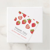 ストロベリーガールズベビーシャワーありがとう フェイバータグ (インサイチュ)