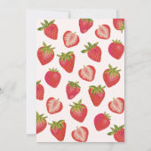 ストロベリーガールズベビーシャワー 招待状 (裏面)