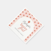 ストロベリーガールズベリーファースト誕生日パーティー | スタンダードカクテルナプキン (角)