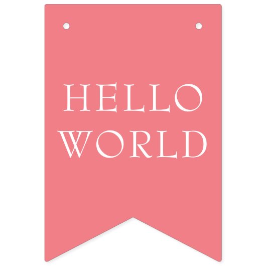 ストロベリーガールファースト誕生日マイルストーンの写真 バンティングフラッグ (第2の旗)