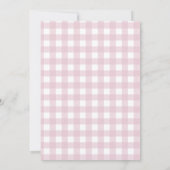 ストロベリーガールファースト誕生日| Berry Sweet 招待状 (裏面)