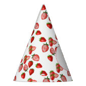 ストロベリーガール誕生日パーティーパーティー| Berry Sweet パーティーハット (左)