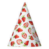 ストロベリーガール誕生日パーティー パーティーハット (左)