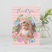 ストロベリーガール誕生日ベリーラージ感謝していオト サンキューカード (スタンド正面)