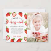 ストロベリーガール誕生日ベリーラージ サンキューカード (正面)