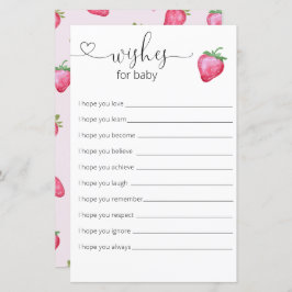 ストロベリーガール赤ちゃんシャワーベビー