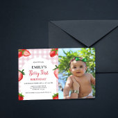 ストロベリーガール1st誕生日|ベリースウィート 招待状