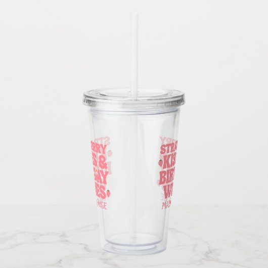 ストロベリーキス誕生日ウィズTシャツアクリル アクリルタンブラー (右)